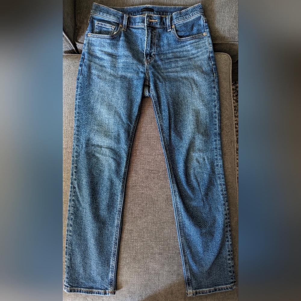 Uniqlo Stretch Slim Straight Jeans Blue - Size 26